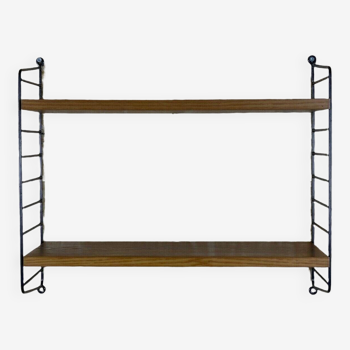 Oak rope shelf module from the 60s and 70s by Kajsa & Nils “Nisse” Strinning Sweden