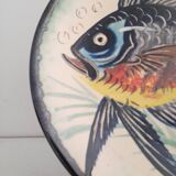 Puigdemont ceramic fish wall plate