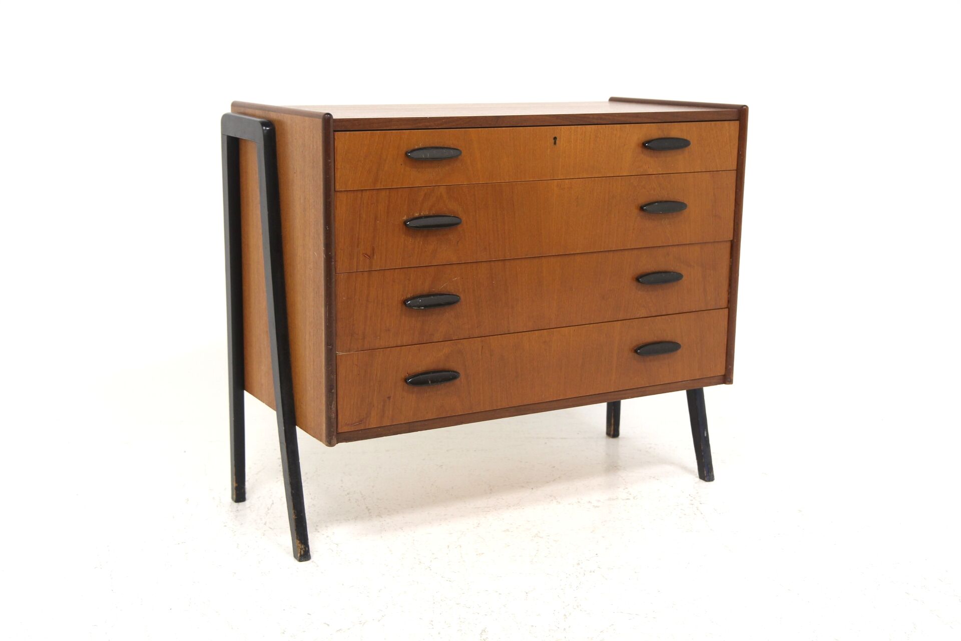 Scandinavian teak commode, Sweden, 1960