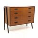 Scandinavian teak commode, Sweden, 1960