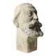 Plaster bust classic head