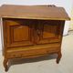 Small oak sideboard, rotating tray