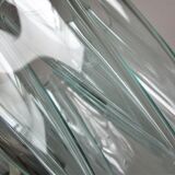 Two vases handkerchiefs Guzzini plexiglass lucite design 70s