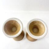Pair of stoneware mazagrans, 1970