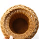Handcrafted and vintage woven rattan/wicker vase