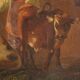 Peinture bucolique antique du 19ème siècle
