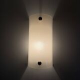 Vintage lucite and brass wall lamp ,1970s