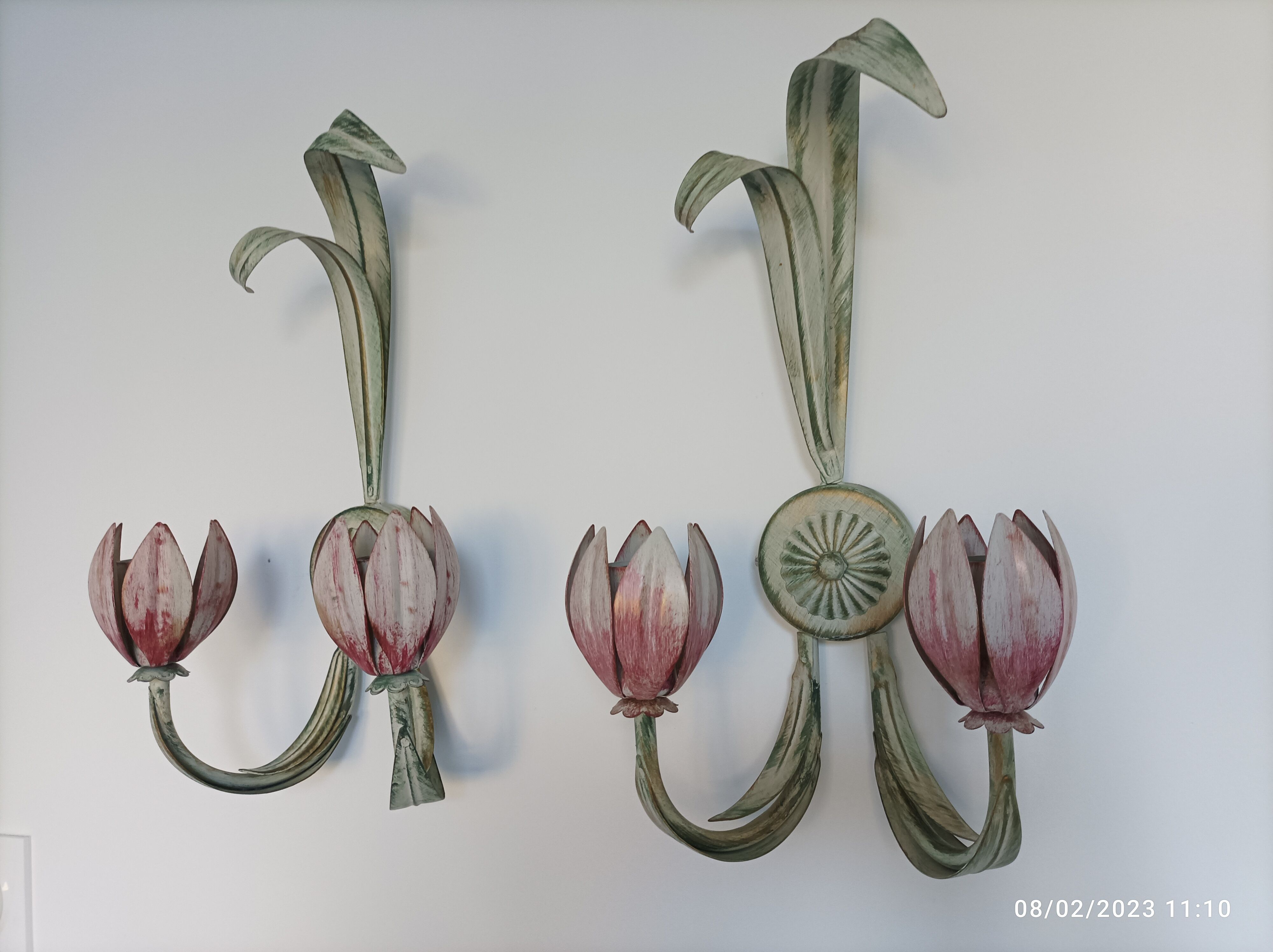 Duo appliques tulipes