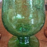 Set of 4 antique Biot stemmed glasses