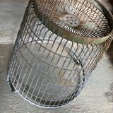 Metal basket, industrial style