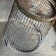 Metal basket, industrial style