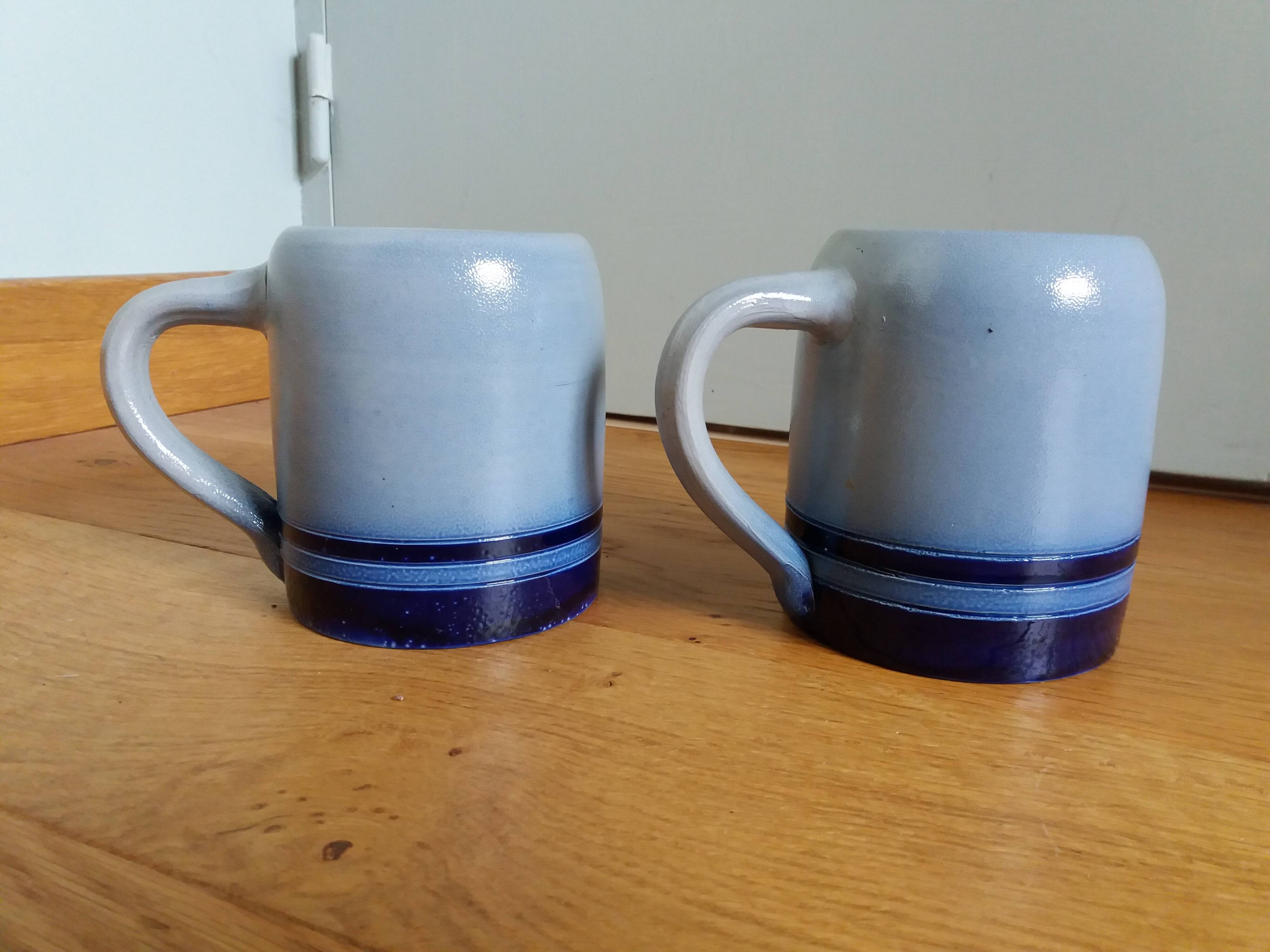 Mugs, tankards in Alsace sandstone