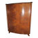Small vintage Scandinavian walnut veneer cabinet, 1940s