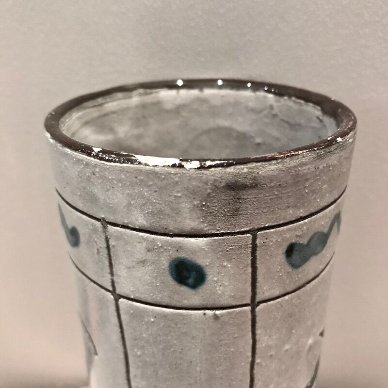 Set of 5 roll vases Alain Maunier Vallauris