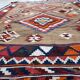 Handmade antique Persian Ardabil kilim rug 137 x 198 cm, 1930s