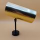 Brass pipe wall light on ball joint