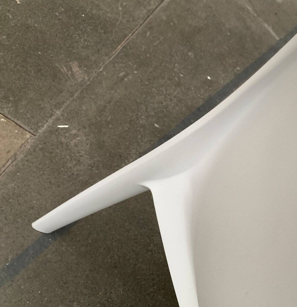 Stackable plastic auxiliary chair Italian Rome