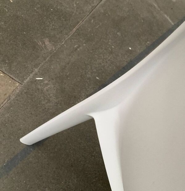 Chaise d'appoint empilable en plastique Rome italienne