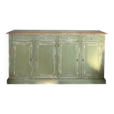 Ancien comptoir de mercerie – 4 portes, 4 tiroirs