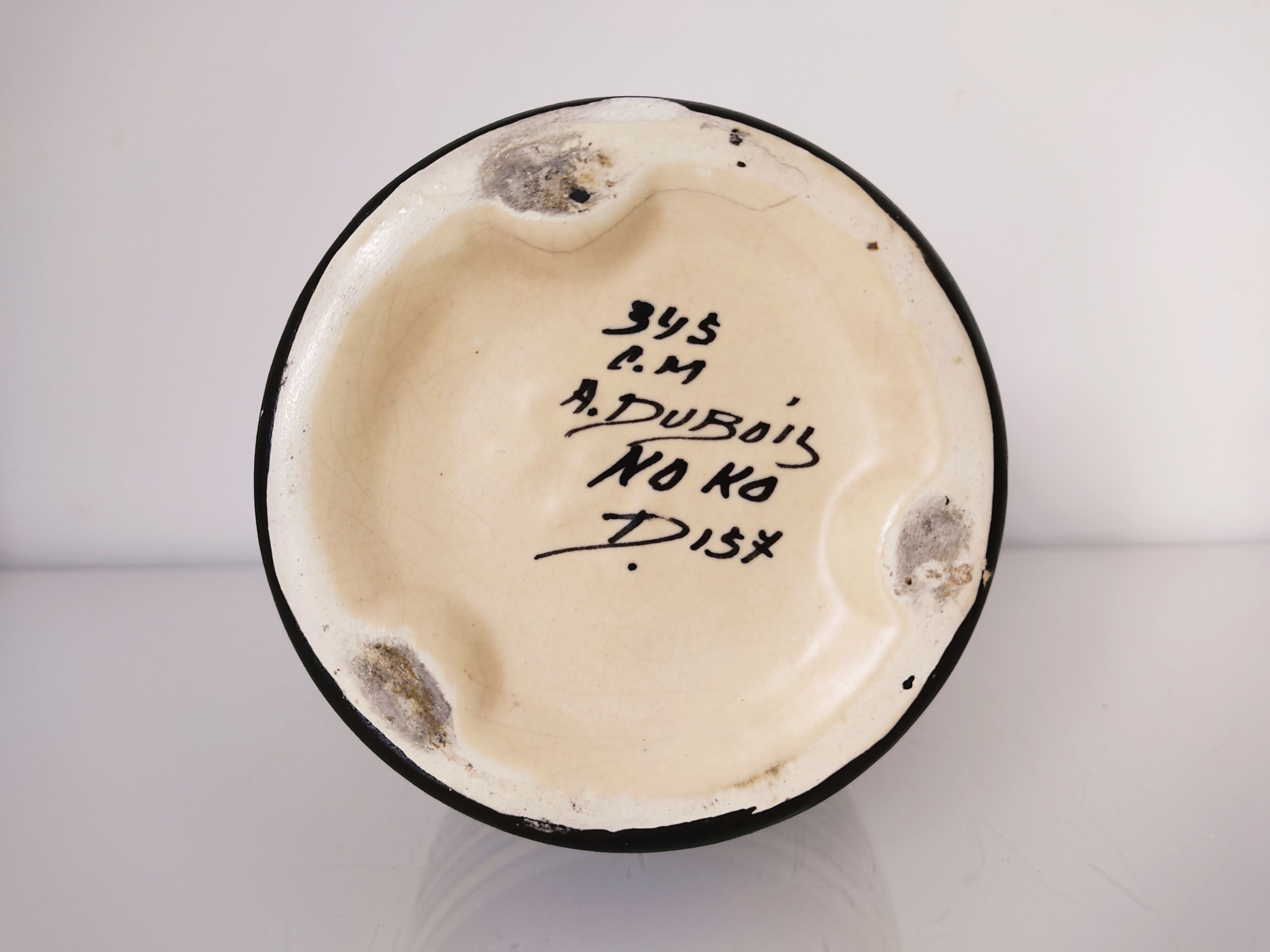 Antoine Dubois art deco vase