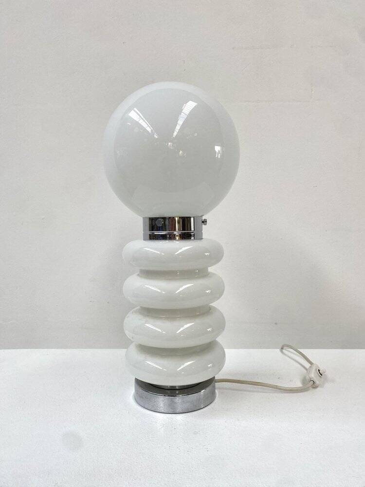 Vintage Italian Murano glass table lamp by Carlo Nason for AV Mazegga, 1960s