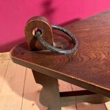 Table basse chêne moderniste