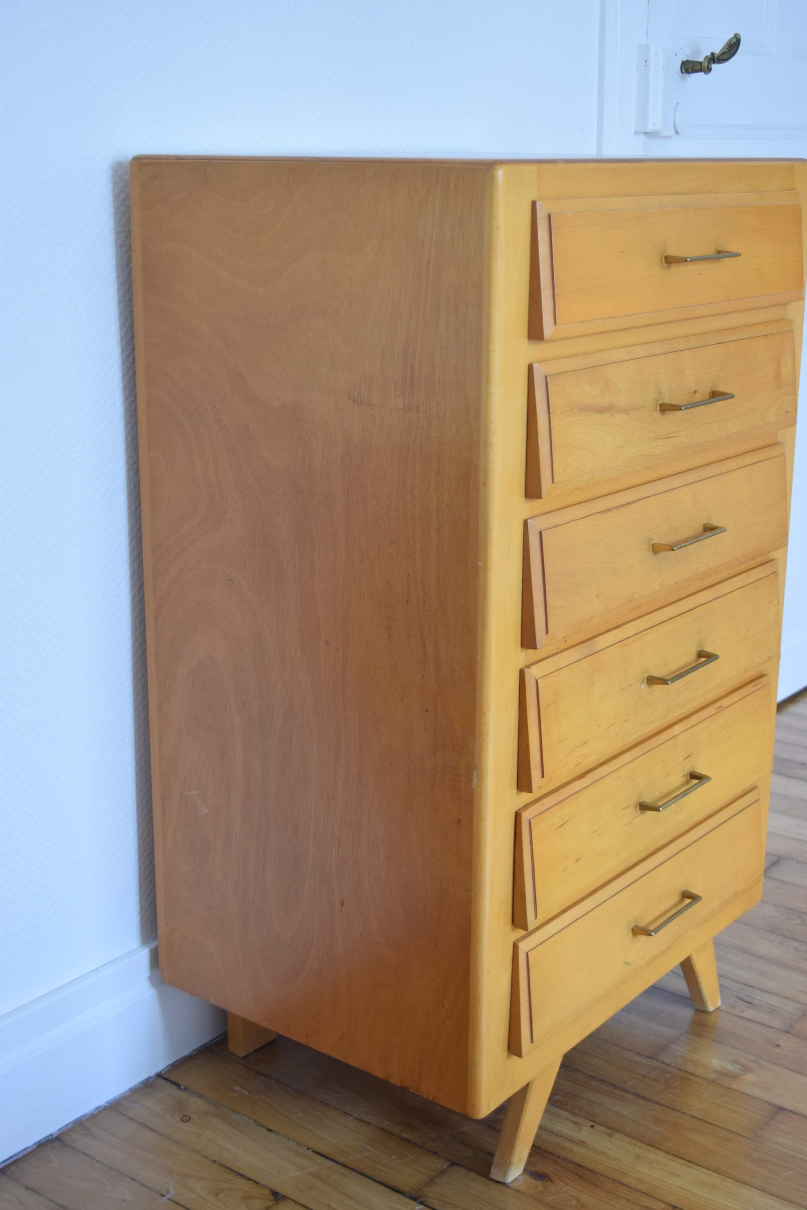 Chiffonnier feet compass 1950