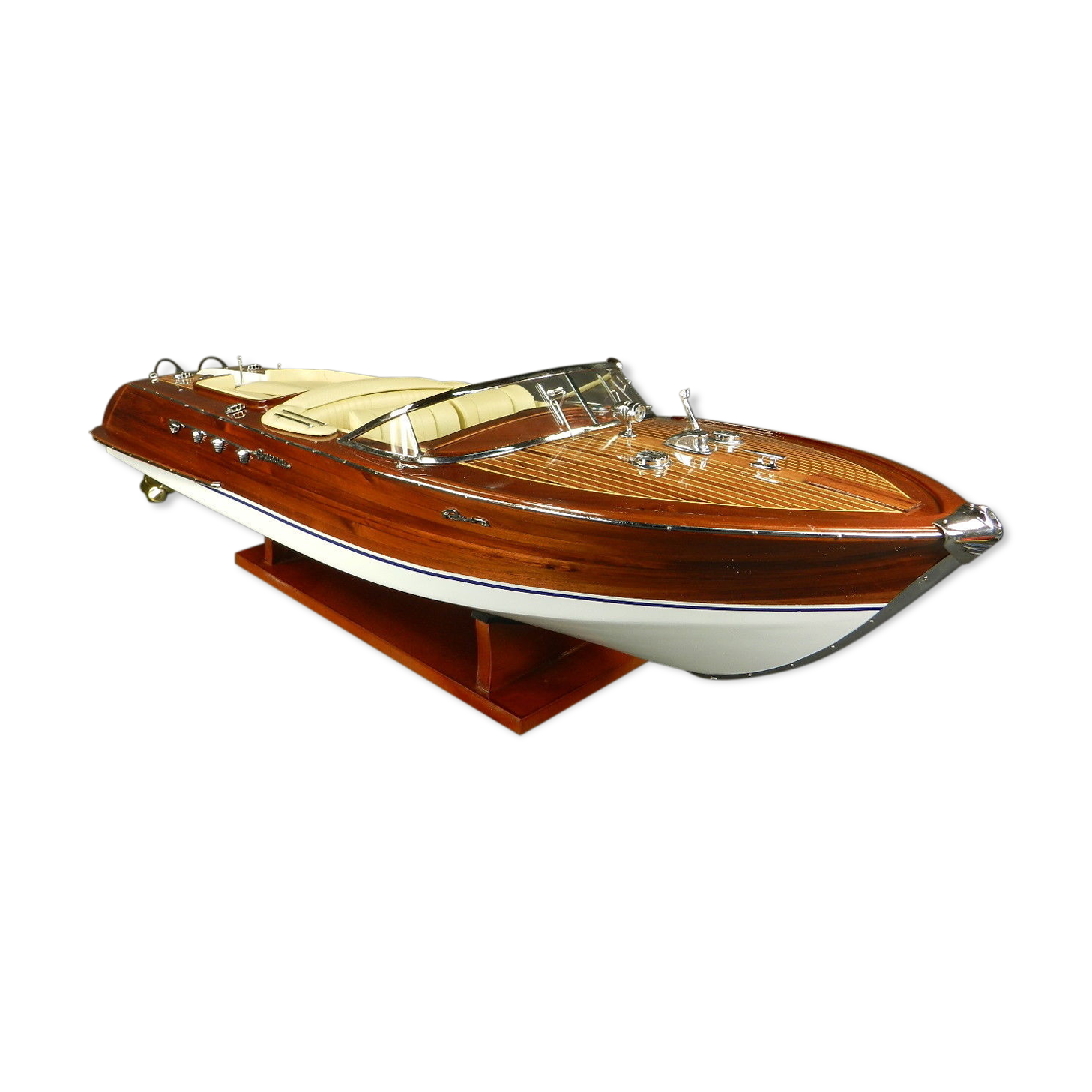 Ship model wood Riva Aquarama 67 cm