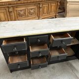 Workshop furniture from the early 20th century.