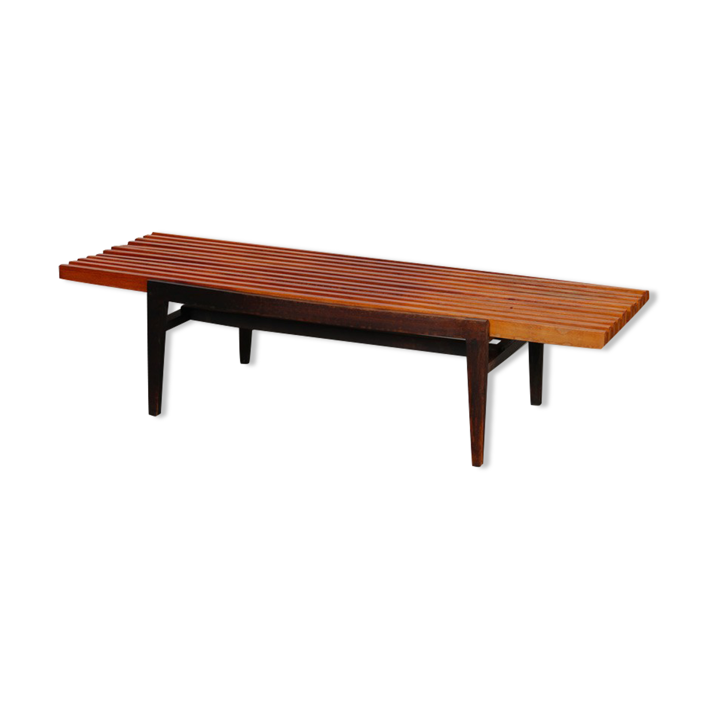 Eastern European slatted coffee table, František Mezulanik
