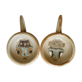 Pair of ceramic cups the Argonauts, 60s