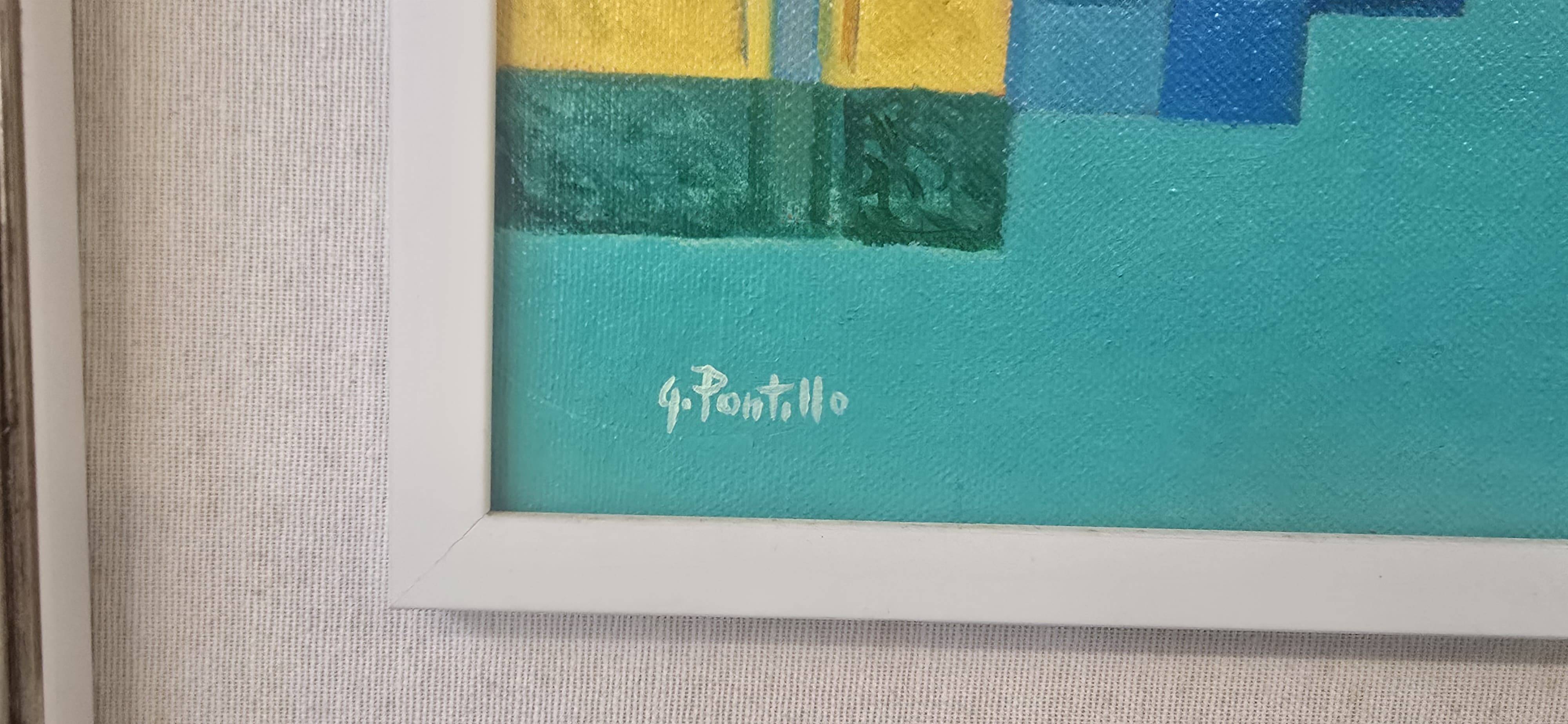 Unico ed Esclusivo Dipinto-Mosaico Materico con Rilievo "Il Tesoro di Sifno