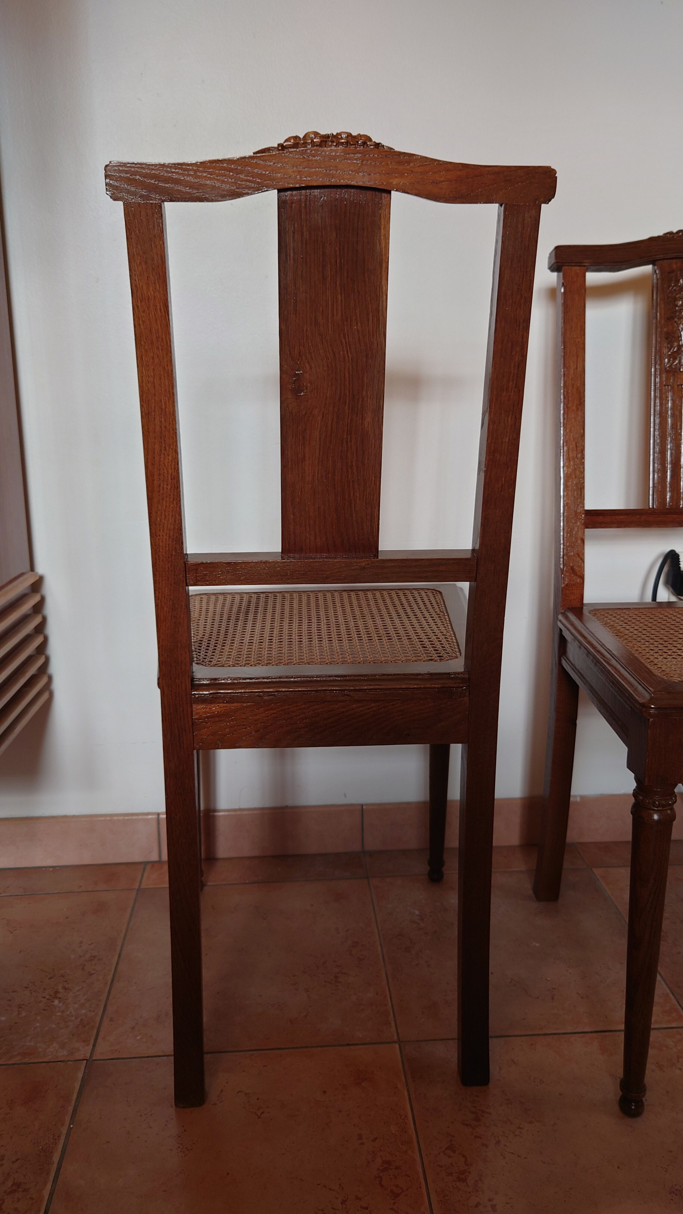 Pair of 1930s chairs, Louis XVI style