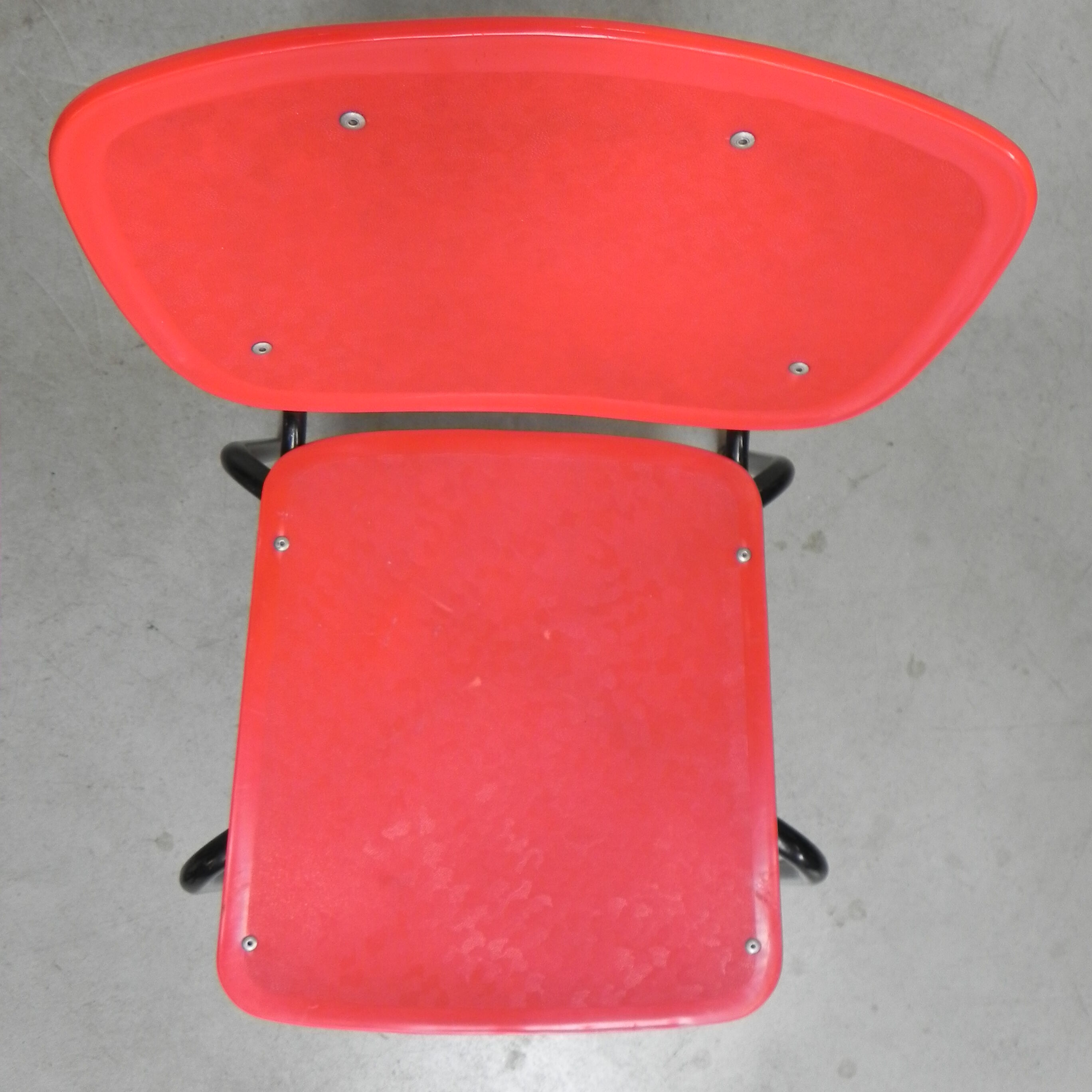 Vintage chair in red or gray