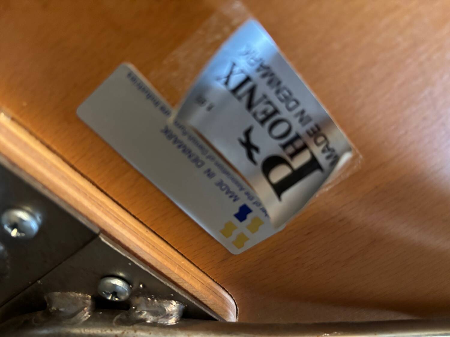 Phoenix chair, birch, 1970s Danish.