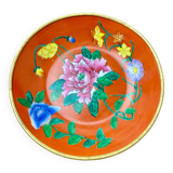 Decorative porcelain and brass plate