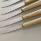 Set of 12 antique knives in green case
