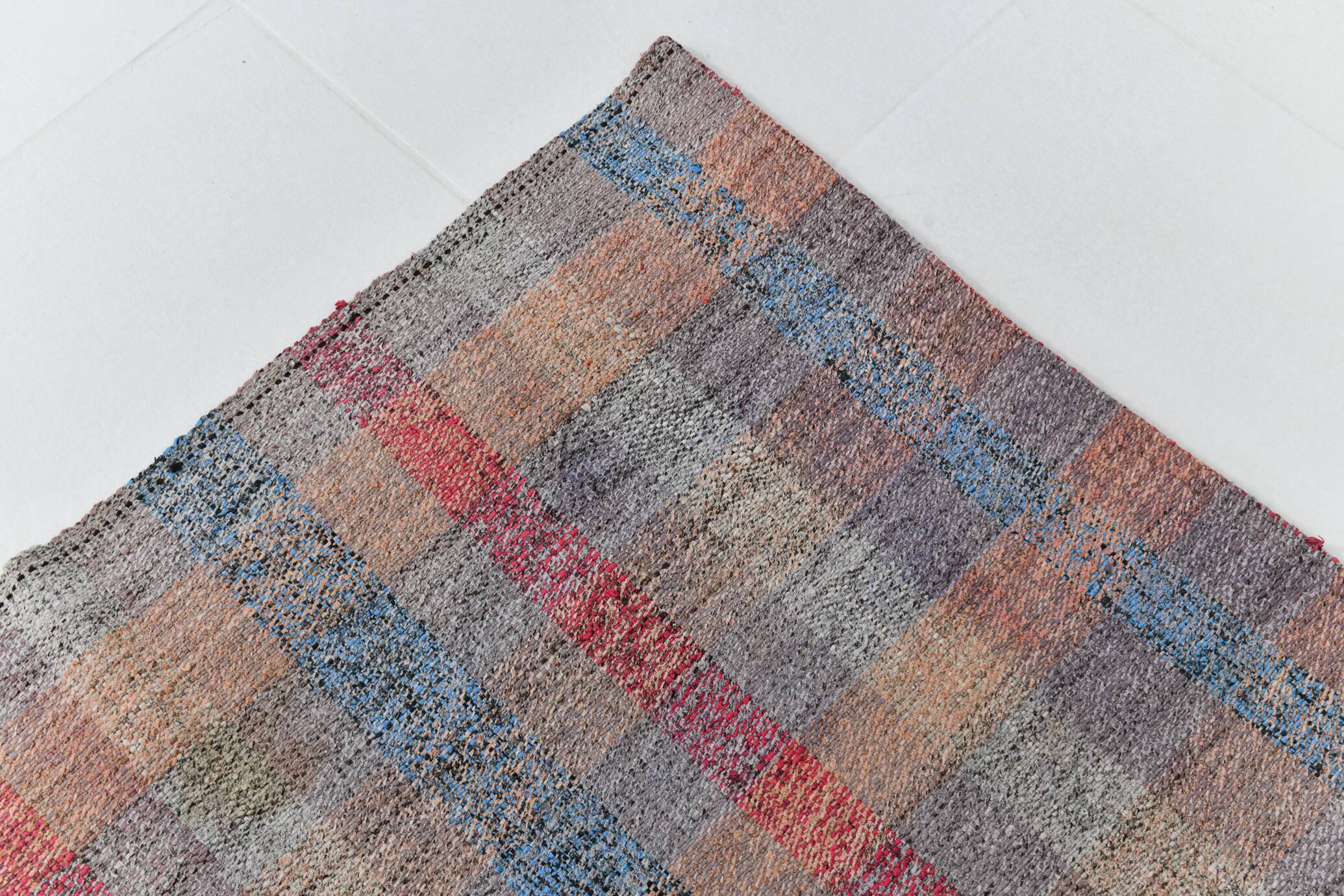 5x8 Shades Of Multicolor Handmade Kilim Rug, 160x258Cm