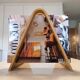 Habitat 1980s 90s bent plywood magazine rack