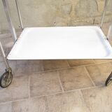 Roller folding extra table