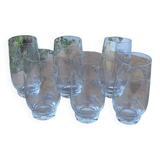 Verres anciens à orangeade