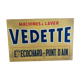 Panneau publicitaire tôle
