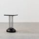 Art Deco pedestal table with black lacquered base, France 1920s