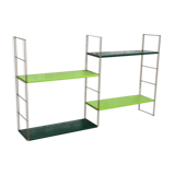 Floor string style tomado 1960 metal 4 tablets 3 uprights. Amount or small traces of oxidation