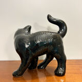 Black ceramic cat 60s