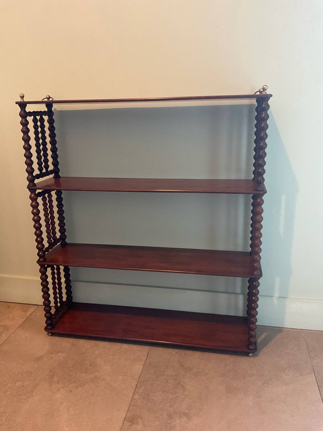 Mahogany wall shelf to hang