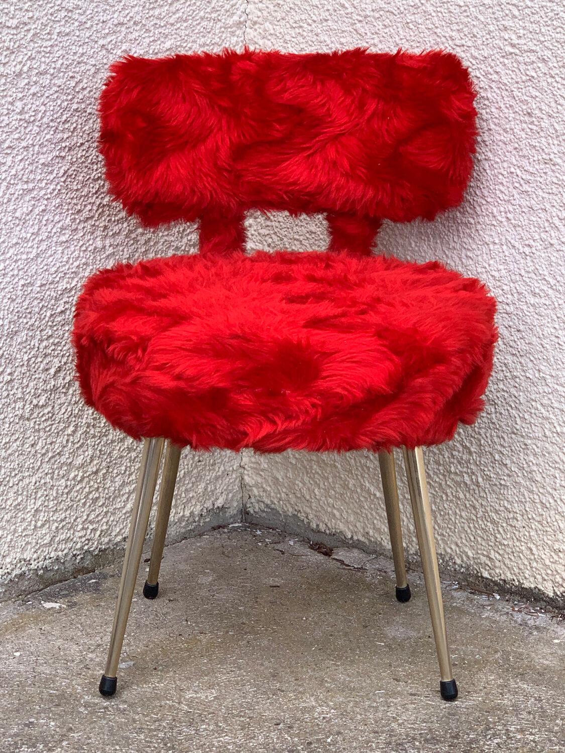 Chaise moumoute Pelfran 1960