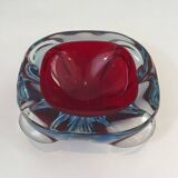 Two-tone crystal ashtray