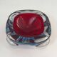 Two-tone crystal ashtray