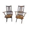 Paire de fauteuils Triconfort année 1960 trois  position